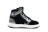 Pinocchio Hoge Sneaker Zwart Zilver