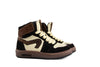 Pinocchio Hoge Sneaker Donkerbruin Combi