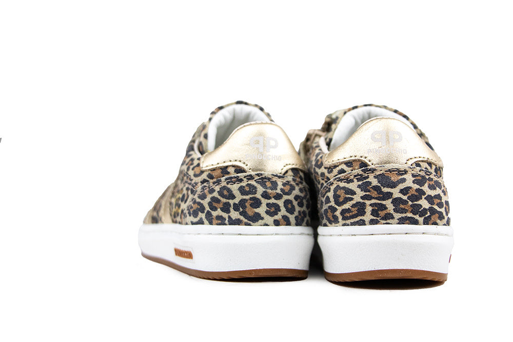Pinocchio Sneaker Beige Panter Combi