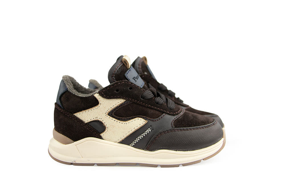 Pinocchio Sneaker Dark Brown Combi