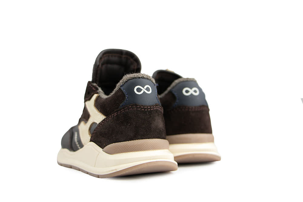 Pinocchio Sneaker Dark Brown Combi