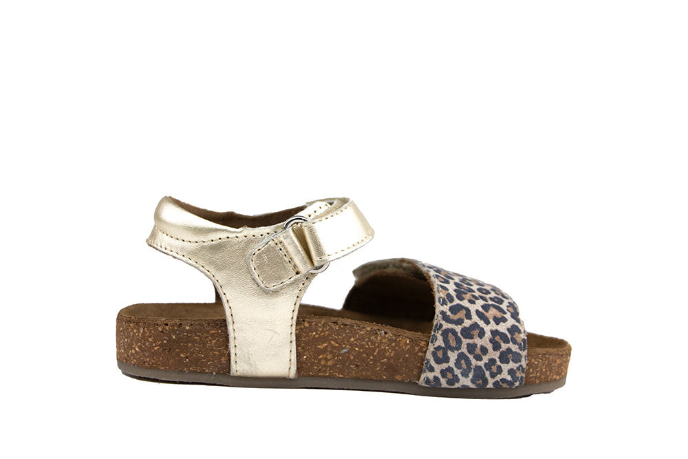 Pinocchio Sandaal Platina Panter Combi