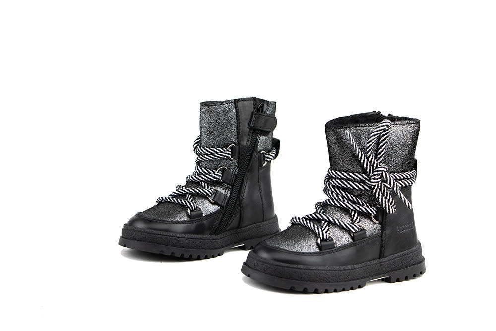 Pinocchio Boot Dark Silver