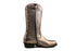 Red Rag Western Boot Bronze Metal