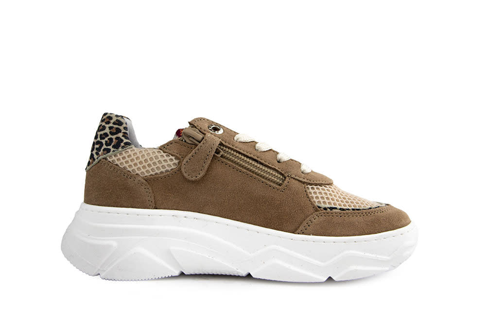 Red Rag Sneaker Beige Combi