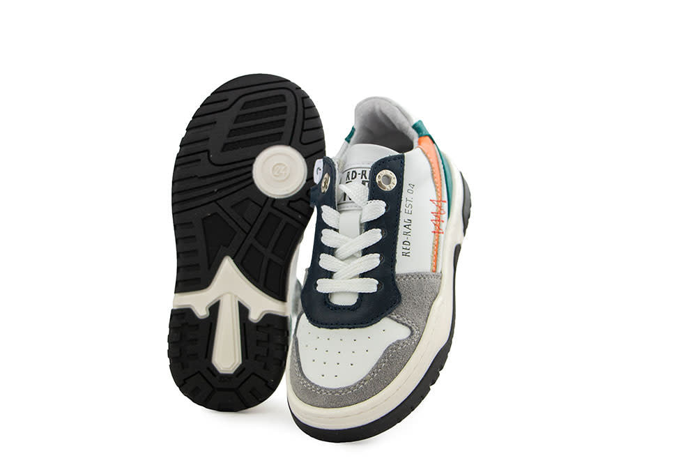 Red Rag Sneaker Grey Suède Combi