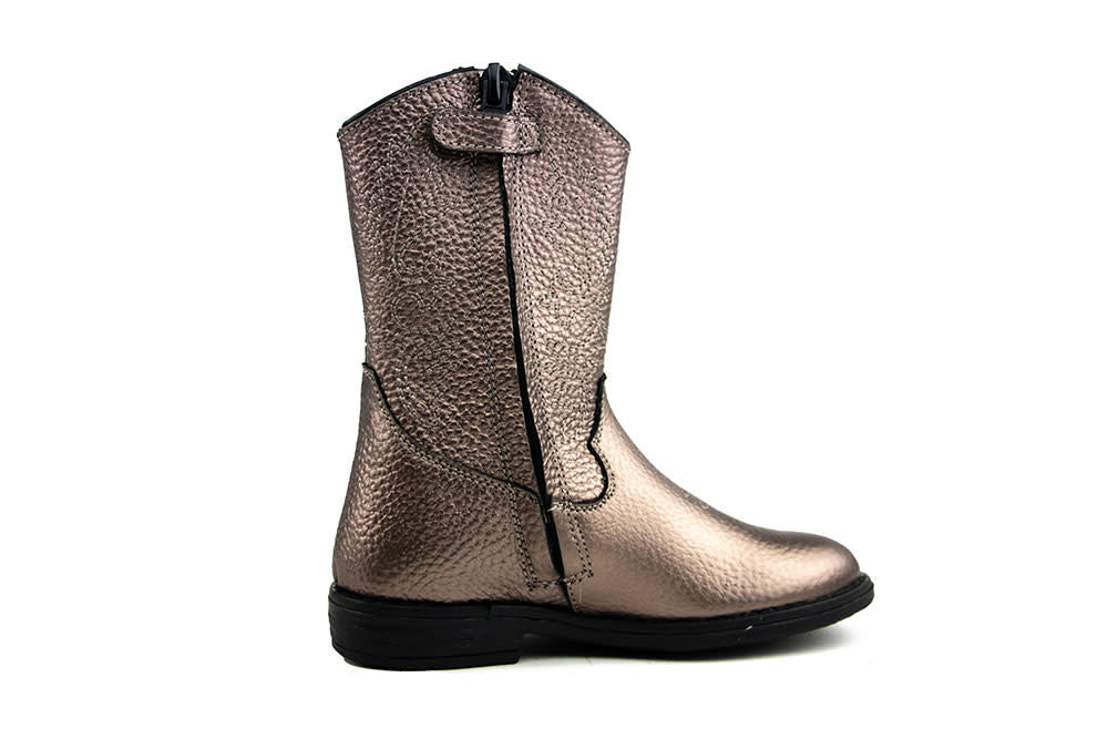 Red Rag Western Boot Bronze Metal