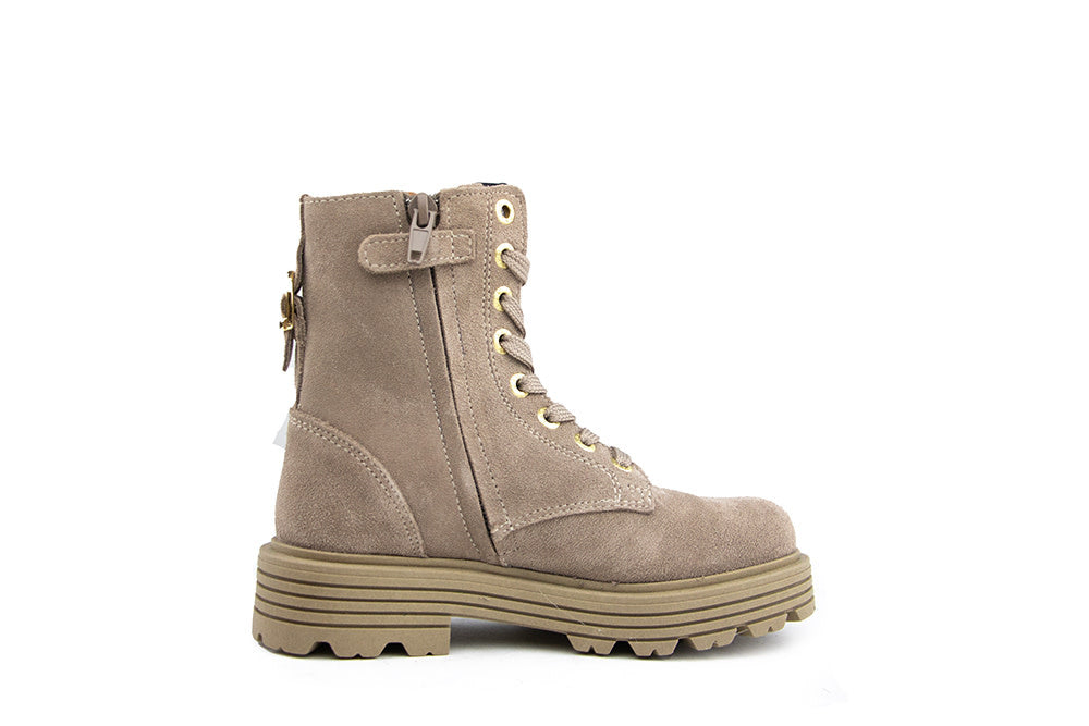 Red Rag Veterboot Taupe Suede