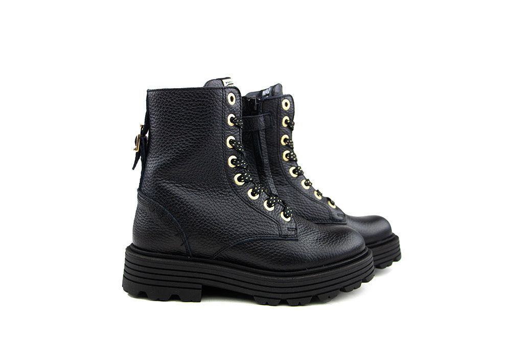 Red Rag Veterboot Black Nappa