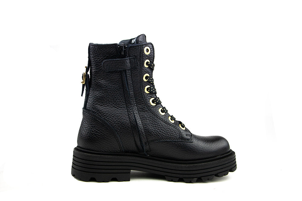 Red Rag Veterboot Black Nappa