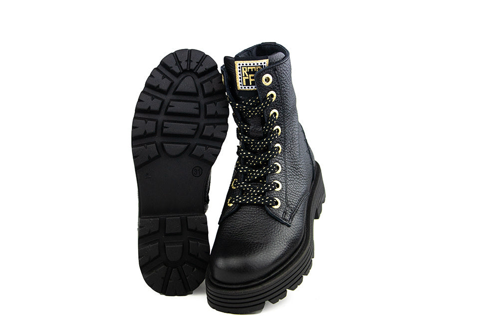 Red Rag Veterboot Black Nappa