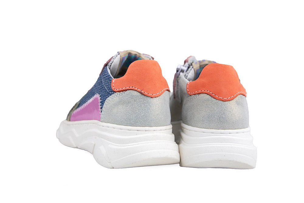 Red Rag Sneaker Beige Combi