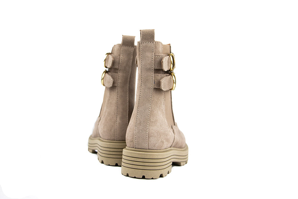 Red Rag Laars Taupe Suede