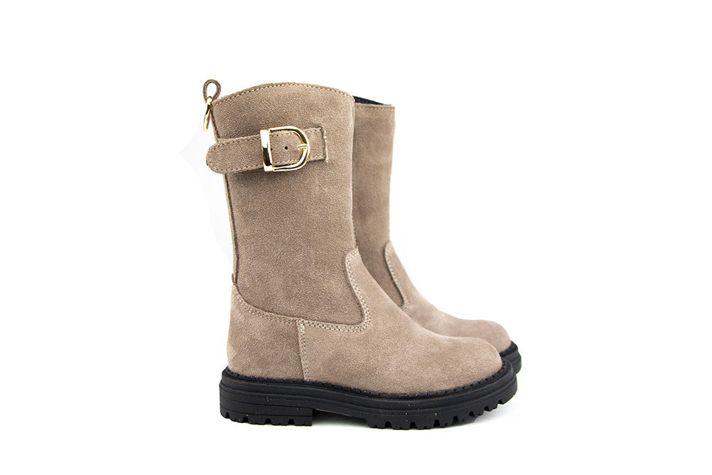 Red Rag Laars Taupe Suede