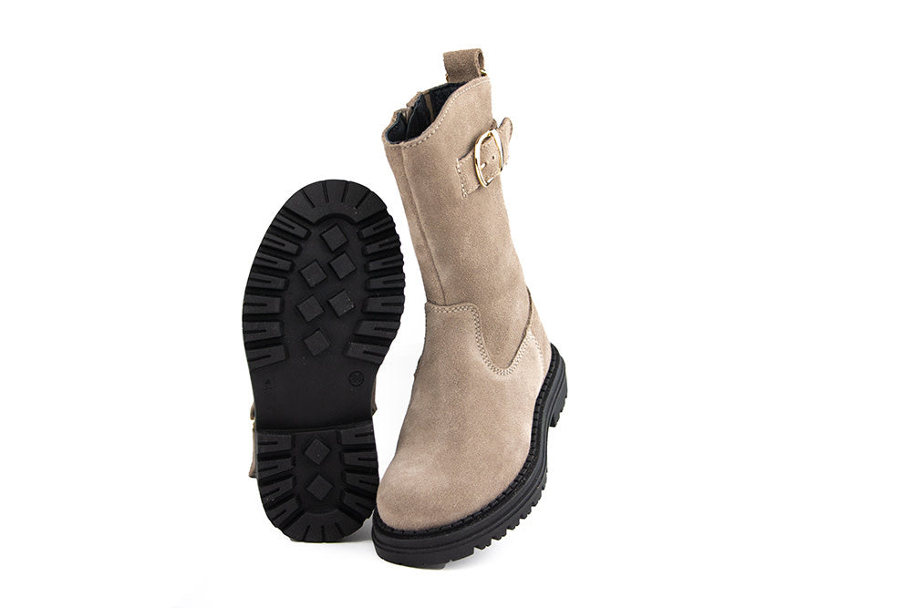 Red Rag Laars Taupe Suede