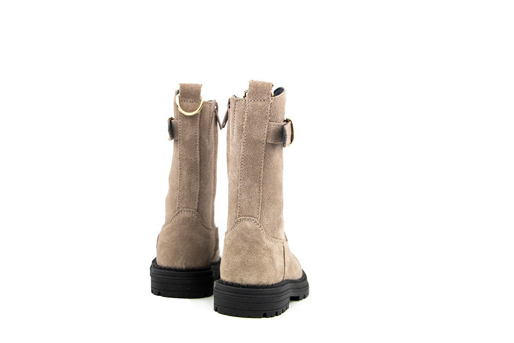 Red Rag Laars Taupe Suede