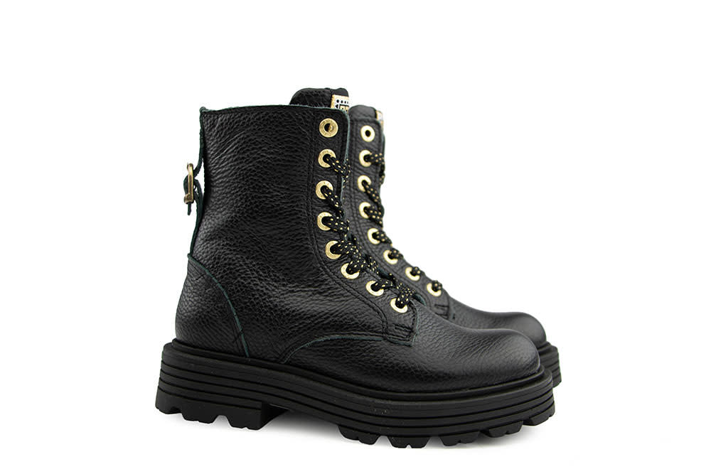 Red Rag Veterboot Black Nappa