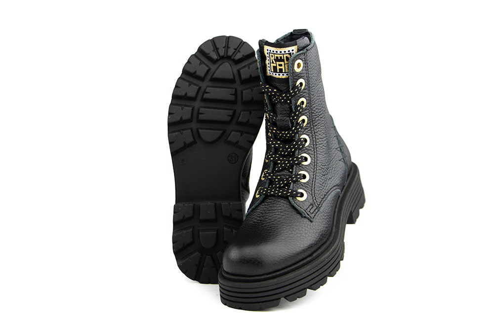 Red Rag Veterboot Black Nappa