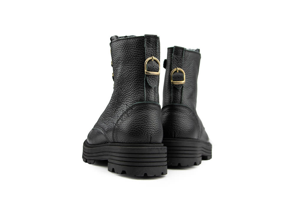 Red Rag Veterboot Black Nappa