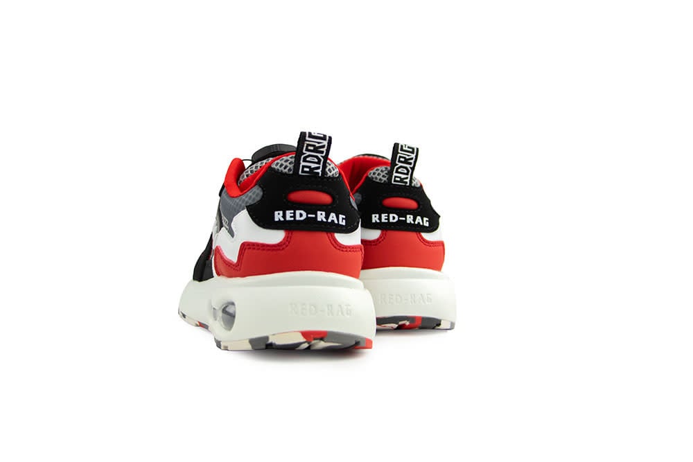 Red Rag Sneaker Red Combi