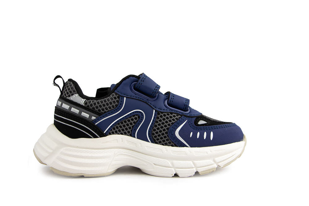 Red Rag Klittenband Sneaker Blue Combi