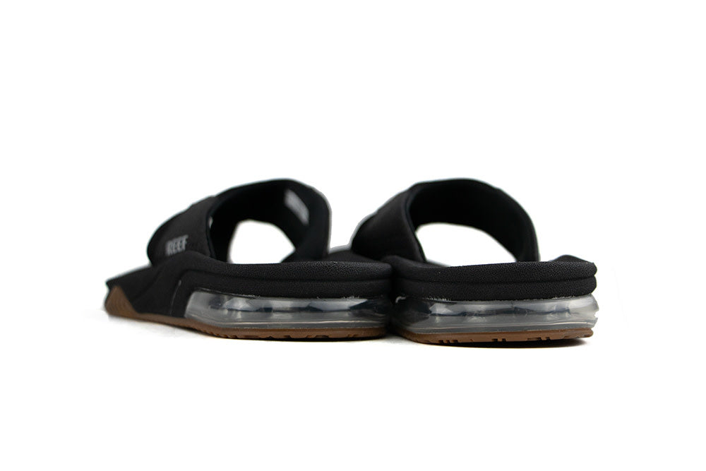Reef Slippers Kids Fanning Black Silver