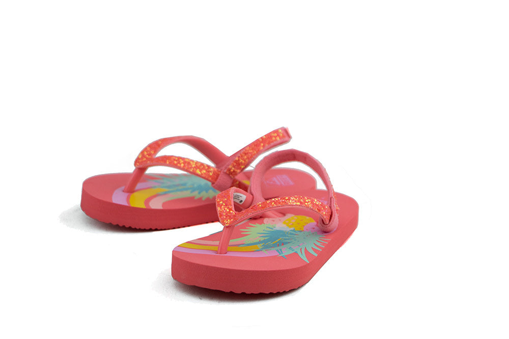 Reef Slippers Little Stargazer Prints Pineapple Rainbows