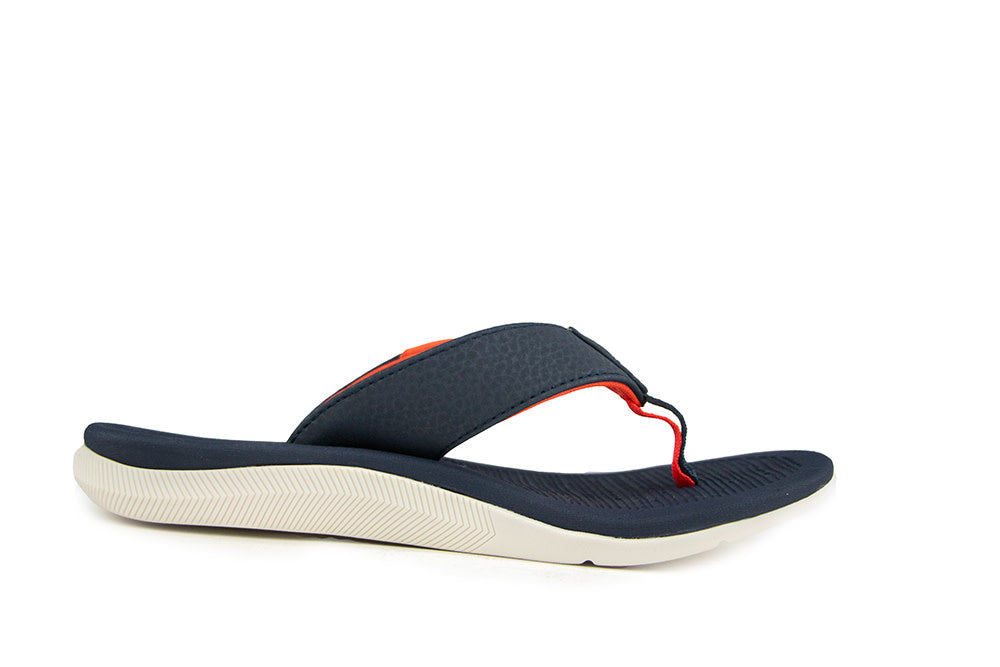 Reef Kids Sante Ana Navy White Orange