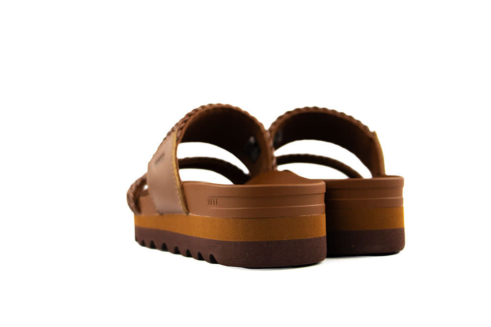 Reef Cushio Vista Hi Chocolate Tan Braid