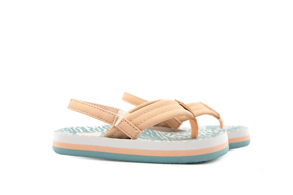 Reef Little Ahi Peach Blue Animal