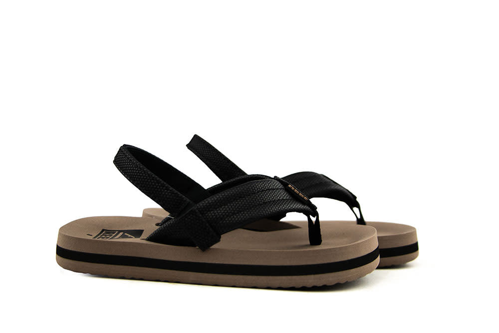 Reef Little Ahi Black Tan