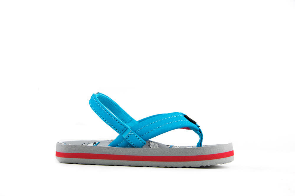 Reef Slippers Grijs Little Ahi Nom Nom