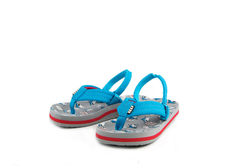 Reef Slippers Grijs Little Ahi Nom Nom