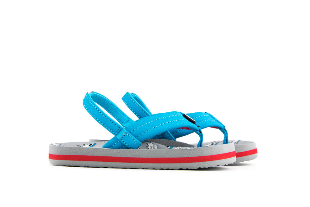 Reef Slippers Grijs Little Ahi Nom Nom