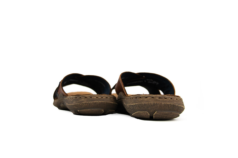 Rieker Slipper Brown Combi