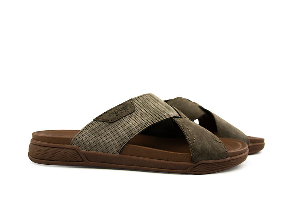 Rieker Slipper Kaffee Dunst