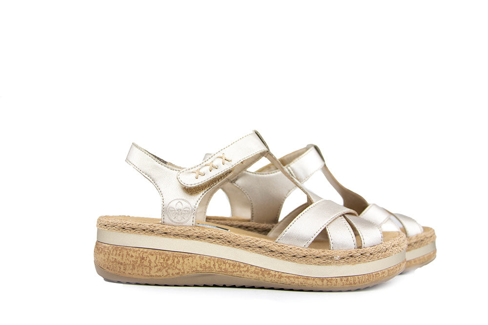 Rieker Sandaal Lenora Palegold