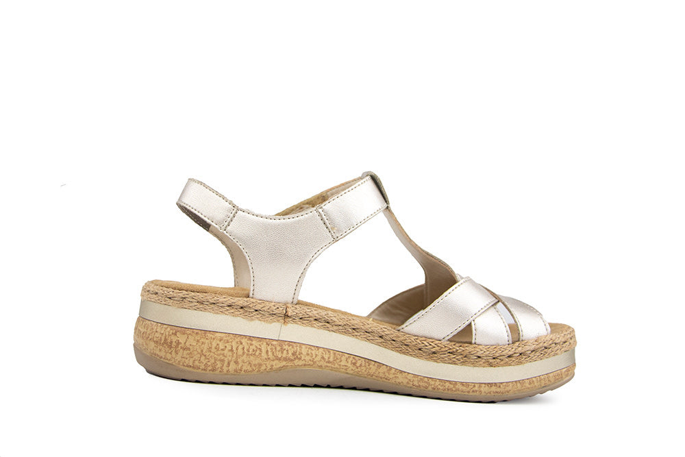 Rieker Sandaal Lenora Palegold