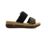 Rieker Slipper Braun Schwarz Leo