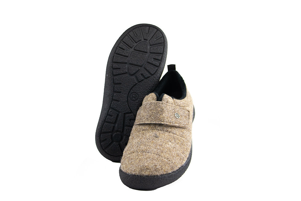 Rohde Pantoffel Leinen Softfilz