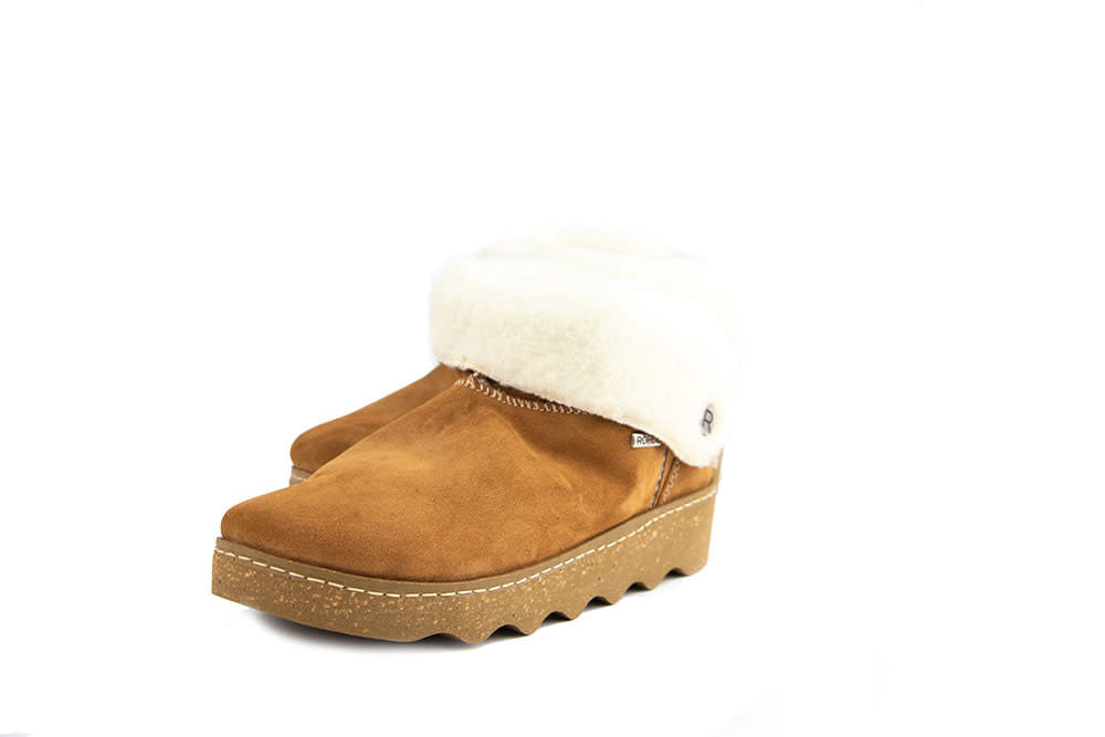 Rohde Hoge Pantoffel Cuoio Velour