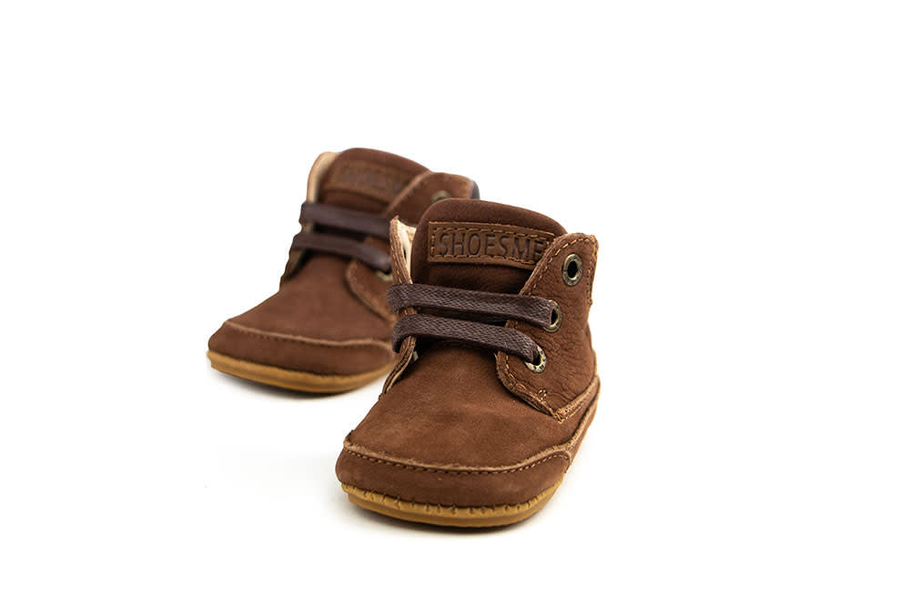 Shoesme Babyproof Hoge Veter Cognac