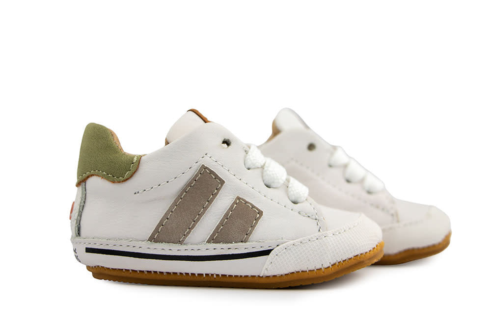 Shoesme Babyproof Sneaker White Taupe