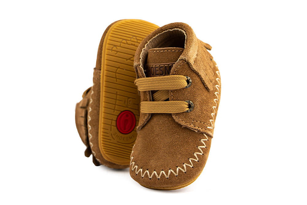 Shoesme Babyproof Veter Franje Cognac