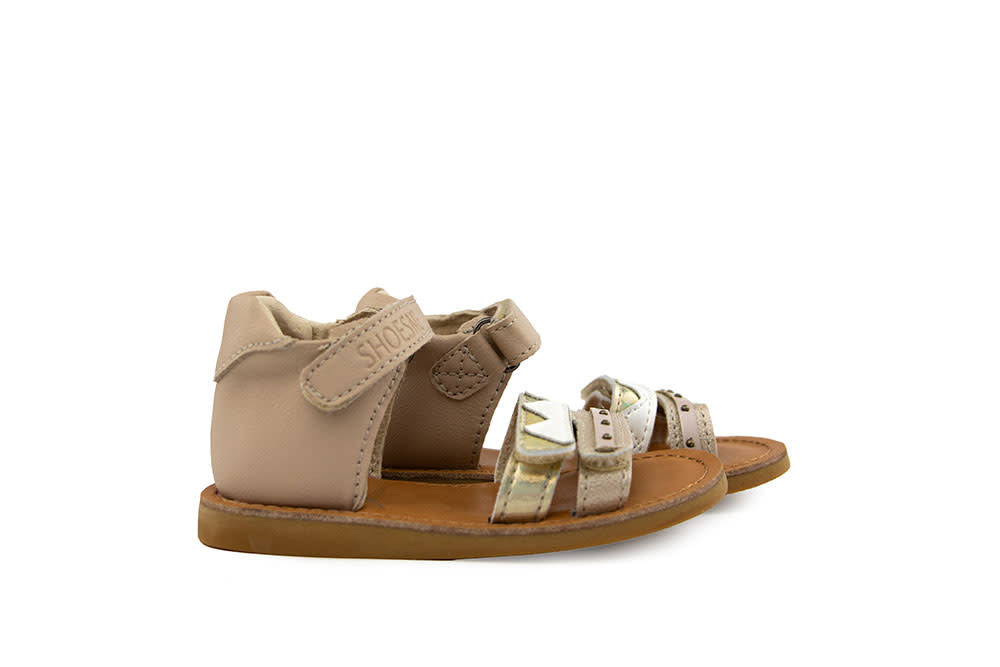 Shoesme Classic Sandaal Taupe Gold