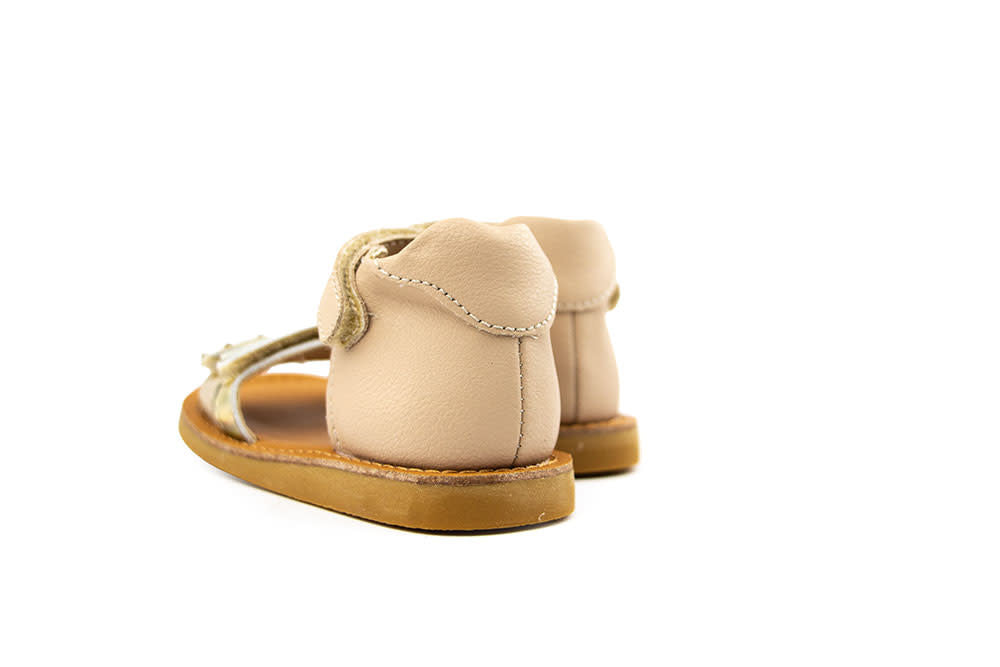 Shoesme Classic Sandaal Taupe Gold
