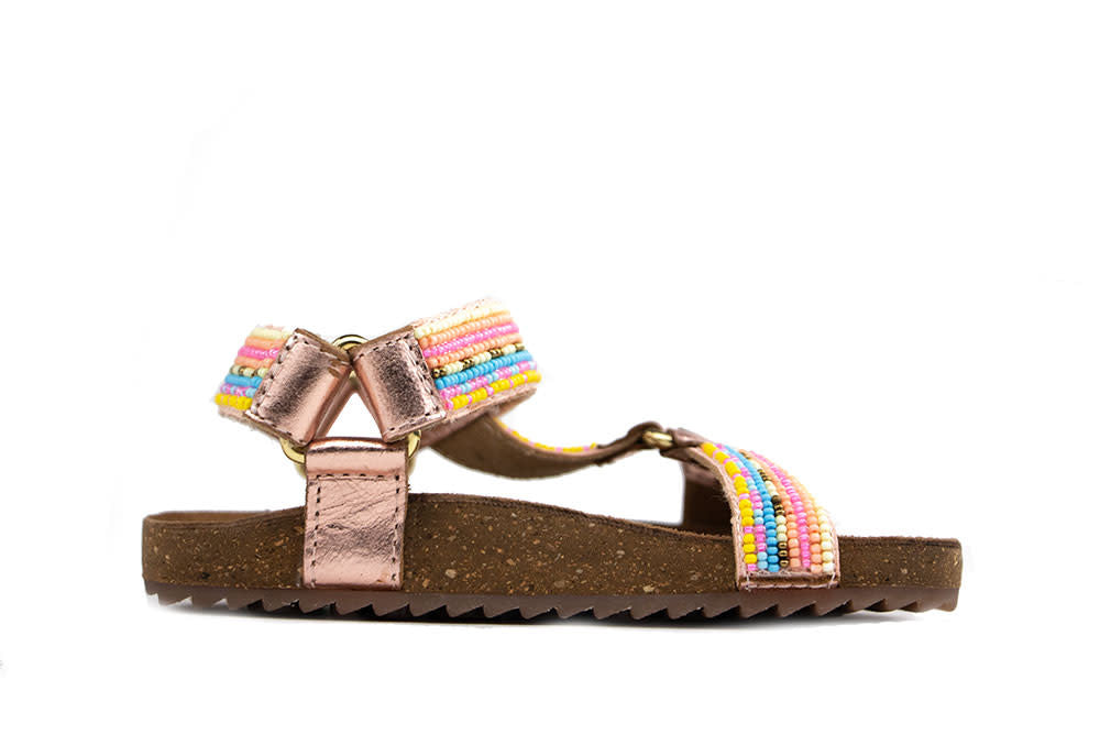Shoesme Sandaal Rose Gold Multicolor
