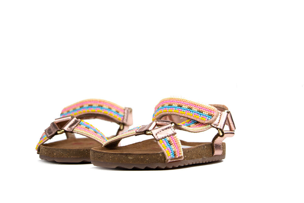 Shoesme Sandaal Rose Gold Multicolor