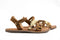 Shoesme Sandaal Brown Gold Combi