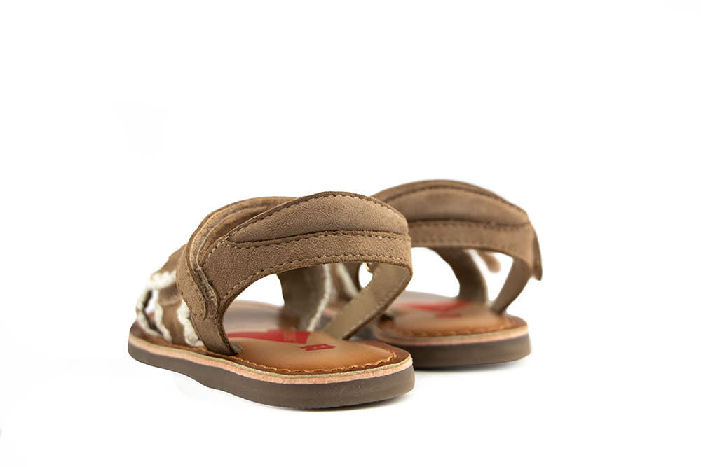 Shoesme Sandaal Taupe White